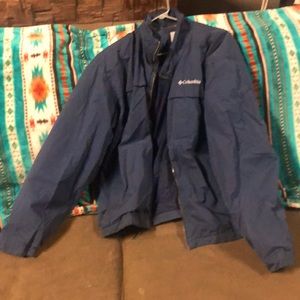 Columbia jacket xl blue.